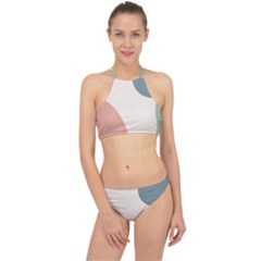 Abstract Shapes  Racer Front Bikini Set by Sobalvarro