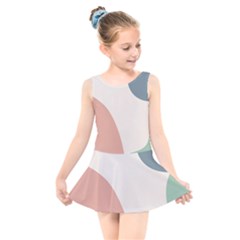 Abstract Shapes  Kids  Skater Dress Swimsuit by Sobalvarro