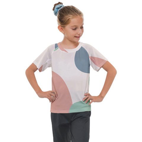 Abstract Shapes  Kids  Mesh Piece Tee by Sobalvarro