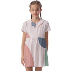 Abstract Shapes  Kids  Asymmetric Collar Dress by Sobalvarro