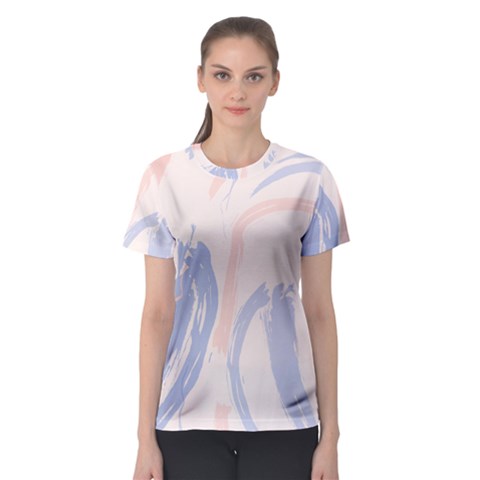 Marble Stains  Women s Sport Mesh Tee by Sobalvarro