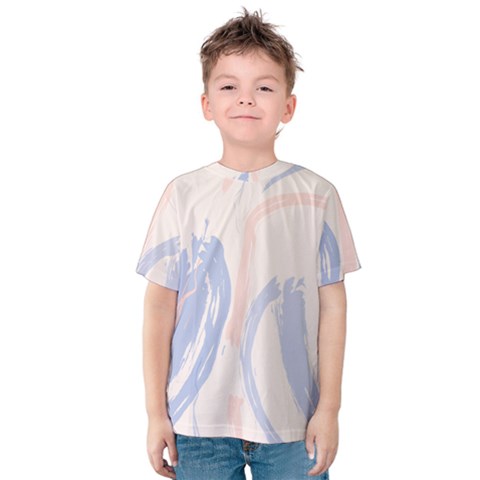Marble Stains  Kids  Cotton Tee by Sobalvarro