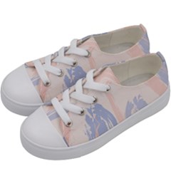 Marble Stains  Kids  Low Top Canvas Sneakers by Sobalvarro