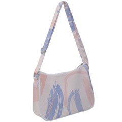 Marble Stains  Zip Up Shoulder Bag by Sobalvarro