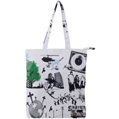 Skater-underground Double Zip Up Tote Bag