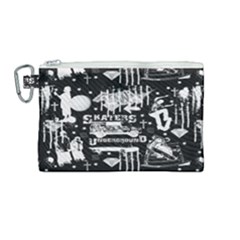 Skater-underground2 Canvas Cosmetic Bag (medium) by PollyParadise