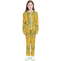 Folk Floral Pattern  Abstract Flowers Surface Design  Seamless Pattern Kids  Tracksuit by Eskimos