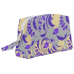 Folk Floral Pattern  Abstract Flowers Surface Design  Seamless Pattern Wristlet Pouch Bag (large) by Eskimos
