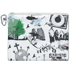 Skaterunderground Canvas Cosmetic Bag (xxl) by PollyParadise