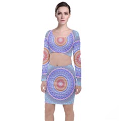 Pretty Pastel Boho Hippie Mandala Top And Skirt Sets by CrypticFragmentsDesign