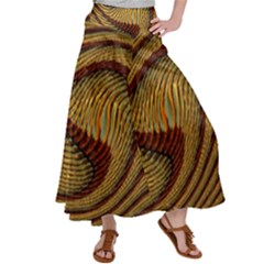 Golden Sands Satin Palazzo Pants by LW41021