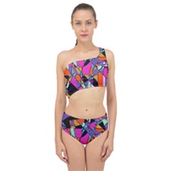 Abstract  Spliced Up Two Piece Swimsuit by LW41021