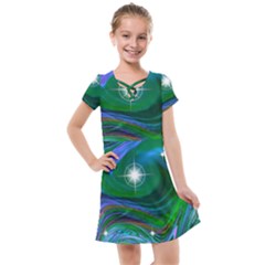 Night Sky Kids  Cross Web Dress by LW41021