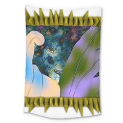 Jungle Lion Large Tapestry by LW41021