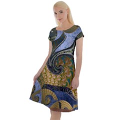 Sea Of Wonder Classic Short Sleeve Dress by LW41021