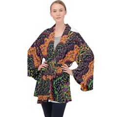 Goghwave Long Sleeve Velvet Kimono  by LW41021