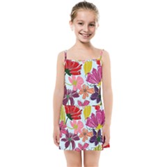 Flower Pattern Kids  Summer Sun Dress by Galinka