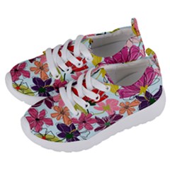 Flower Pattern Kids  Lightweight Sports Shoes by Galinka