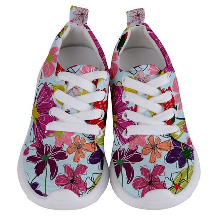 Flower pattern Kids  Lightweight Sports Shoes