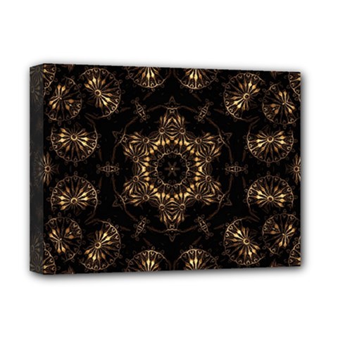 Bronze Age Mandala Deluxe Canvas 16  X 12  (stretched)  by MRNStudios