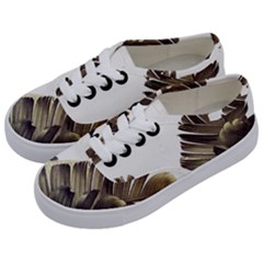 Vintage Banana Leaves Kids  Classic Low Top Sneakers by goljakoff