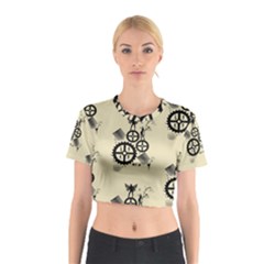 Angels Cotton Crop Top by PollyParadise