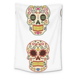 Day Of The Dead Day Of The Dead Large Tapestry by GrowBasket