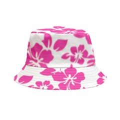 Hibiscus Pattern Pink Bucket Hat by GrowBasket