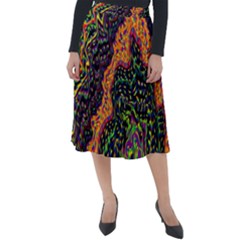 Goghwave Classic Velour Midi Skirt 