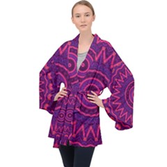 Nativewinds Long Sleeve Velvet Kimono  by LW323