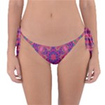 Purple Flower Reversible Bikini Bottom