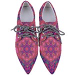 Springflower4 Pointed Oxford Shoes