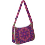 Springflower4 Zip Up Shoulder Bag