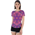 Springflower4 Back Cut Out Sport Tee