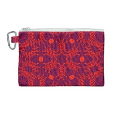Red Rose Canvas Cosmetic Bag (large) by LW323