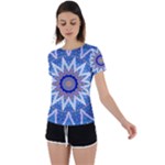 Softtouch Back Circle Cutout Sports Tee