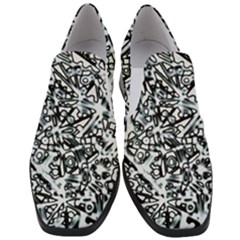 Beyond Abstract Women Slip On Heel Loafers by LW323