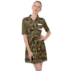 Greenspring Belted Shirt Dress by LW323