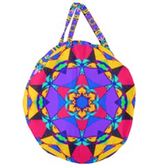 Fairground Giant Round Zipper Tote by LW323