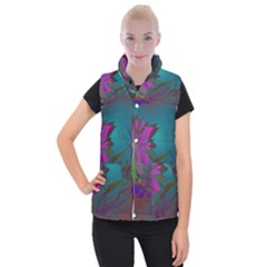 Evening Bloom Women s Button Up Vest by LW323