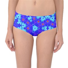 Blueberry Mid-waist Bikini Bottoms by LW323