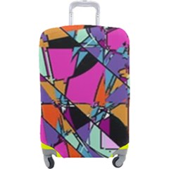 Abstract 2 Luggage Cover (large)