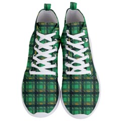 Green Clover Men s Lightweight High Top Sneakers by LW323
