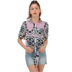Lacygem-2 Tie Front Shirt  by LW323