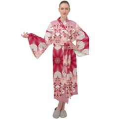 Diamond Girl Maxi Velour Kimono by LW323