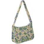 Folk floral pattern. Abstract flowers surface design. Seamless pattern Zip Up Shoulder Bag