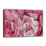 Roses Marbling  Canvas 18  x 12  (Stretched)