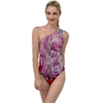 Roses Marbling  To One Side Swimsuit