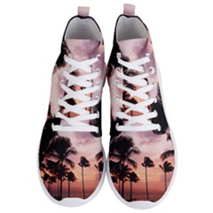 Palm Trees Men s Lightweight High Top Sneakers by LW323