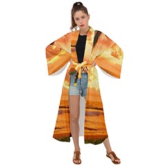 Sunset Beauty Maxi Kimono by LW323